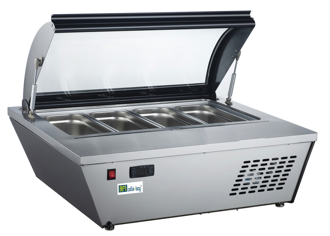 VITRINE DE PRÉSENTATION POUR CRÈMES GLACÉES À POSER - 67 L