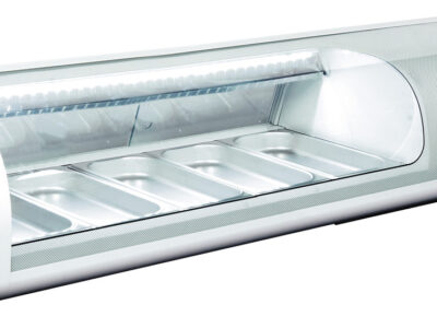 VITRINE RÉFRIGÉRÉE À SUSHIS - PORTES COULISSANTES - 5 BACS GN 1/3