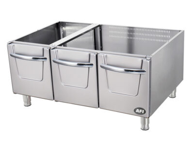 SOUBASSEMENT AVEC 3 PORTES - GAMME 900 - LARG 1200 MM