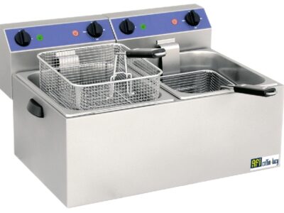 FRITEUSE DE TABLE ÉLECTRIQUE SANS VIDANGE - 2 X 8 L
