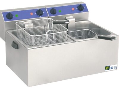 FRITEUSE DE TABLE ÉLECTRIQUE SANS VIDANGE - 2 X 8 L