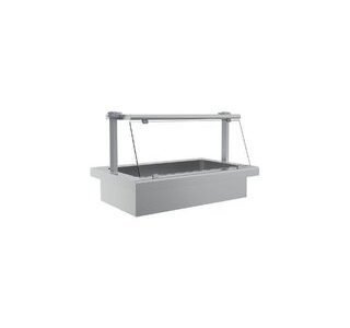 VERRE PARE-HALEINE POUR ETAGERE EN INOX
