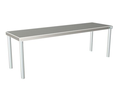 ÉTAGÈRE DE CHEF INOX - SIMPLE - LONG. 1200 MM