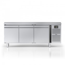 TABLE DE FERMENTATION PROF 800 - 3 PORTES PLEINES - SANS DOSSERET - NÉGATIVE -20/+35°C