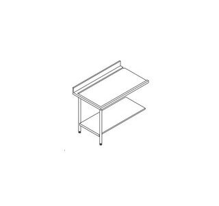 TABLE LISSE AVEC DOSSERET L 1200