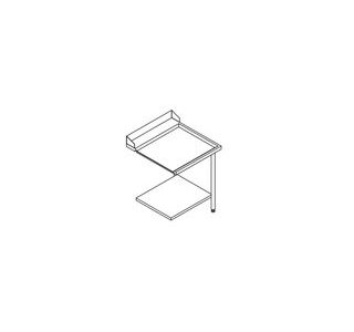 TABLE LISSE AVEC DOSSERET L 700