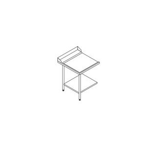TABLE LISSE AVEC DOSSERET L 700