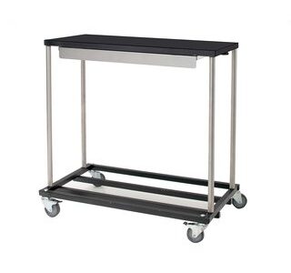 TABLE MOBILE AVEC FREINS POUR ROTISSOIRE
