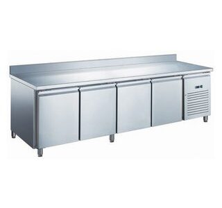 TABLE RÉFRIGÉRÉE GN1/1 POSITIVE PROF 700 AVEC DOSSERET - 4 PORTES