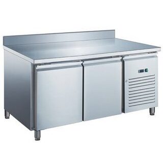 TABLE RÉFRIGÉRÉE PROF 600 POSITIVE AVEC DOSSERET - 2 PORTES