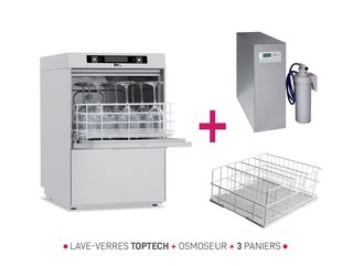 LAVE-VERRES + OSMOSEUR  400 X 400 MM