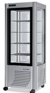 VITRINE RÉFRIGÉRÉE 4 FACES 1 PORTE POSITIVE LED