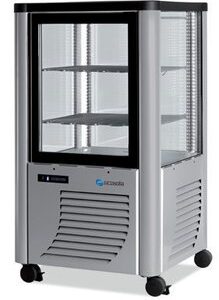 VITRINE RÉFRIGÉRÉE 4 FACES 1 PORTE POSITIVE LED