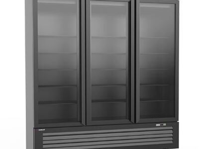 ARMOIRE VITRINE MURALE NEGATIVE GAMME ALTA 3P 1563L 15 GRILLES 550x455