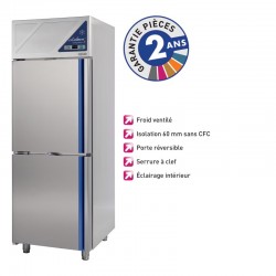 ARMOIRE NÉGATIVE 600 L SANS GROUPE - 2 PORTILLONS