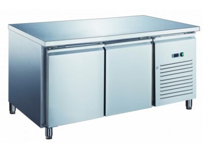TABLE RÉFRIGÉRÉE INOX - PROF 800 MM - 600 X 400 MM - 2 PORTES