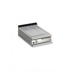 TOP PLANCHA GAZ - PLAQUE AISI 430 RAINURÉE LARG 600 MM
