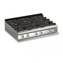 TOP GAZ 6 FEUX - DOUBLE COURONNE 7 KW