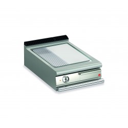 TOP PLANCHA ELEC - PLAQUE AISI 430 1/3 RAINURÉE LARG 600 MM