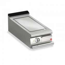 TOP PLANCHA ELEC - PLAQUE CHROME DUR LISSE LARG 400 MM