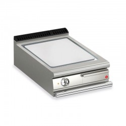 TOP PLANCHA ELEC - PLAQUE CHROME DUR LISSE LARG 600 MM