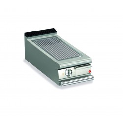 TOP PLANCHA ELEC - PLAQUE AISI 430 RAINURÉE LARG 400 MM
