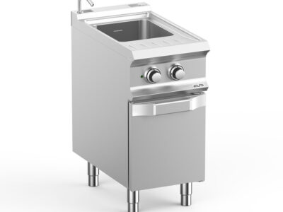 Cuiseur à pâtes électrique 26 litres sur coffre avec 2 paniers MBM