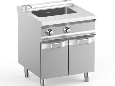 Cuiseur à pâtes électrique 40 litres sur coffre avec 3 paniers MBM