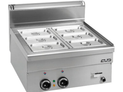 Bain marie électrique MBM GN 1/1 + 2 GN 1/4 inox professionnel