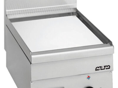 Plaque électrique lisse chromée MBM