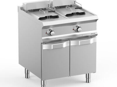 Friteuse électrique 12+12 litres sur coffre, 2 paniers A650006 MBM