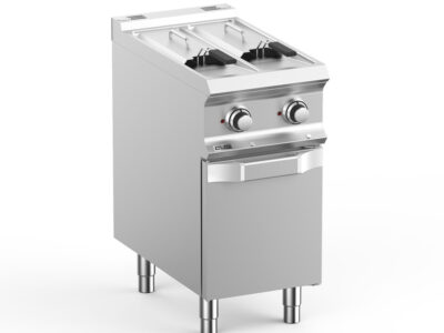 Friteuse électrique 2 cuves 7+7 litres sur coffre, 2 paniers A650008 MBM