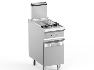 Friteuse gaz 2x7 litres sur coffre, 2 paniers A770045 MBM