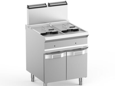 Friteuse gaz 14+14 litres sur coffre, 2 paniers A770046 MBM