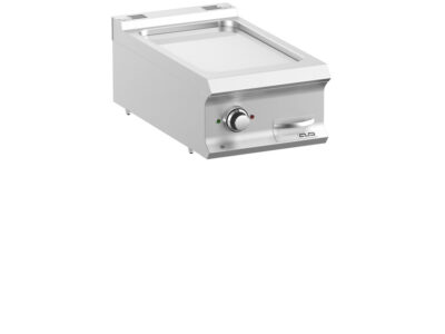 Plaque électrique lisse chromée MBM – Plancha professionnelle pour restauration