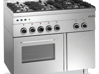 Fourneau 6 feux à gaz MBM