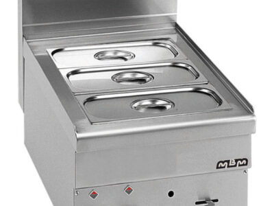 Bain Marie gaz cuve GN ½ + GN 1/3  MBM