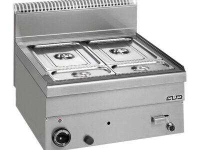 Bain Marie gaz cuve GN 1/1 + 2 GN 1/4  MBM