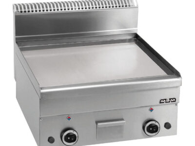 Plaque gaz lisse chromée MBM