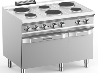 Cuisinière 6 PLAQUES RONDES SUR FOUR ÉLECTRIQUE MBM
