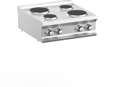 Réchaud 4 plaques électriques rondes MBM – Cuisson professionnelle compacte