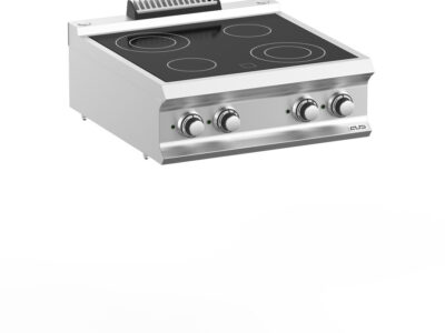 Fourneau vitrocéramique 4 zones de cuisson MBM – puissance et précision pour cuisine professionnelle
